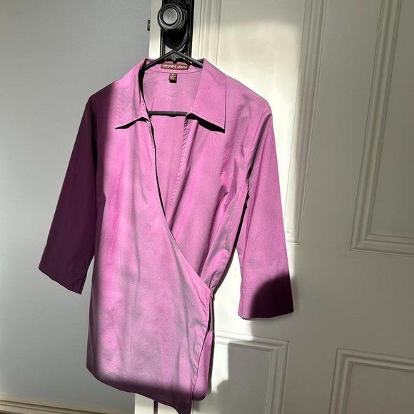 Veronika Maine Tops - Veronika Maine Wrap Shirt